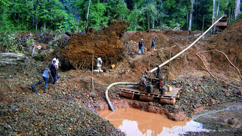 Geophysical Prospecting for Natural Gold Deposits